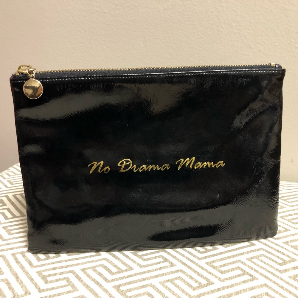 Halogen cosmetic clutch wallet